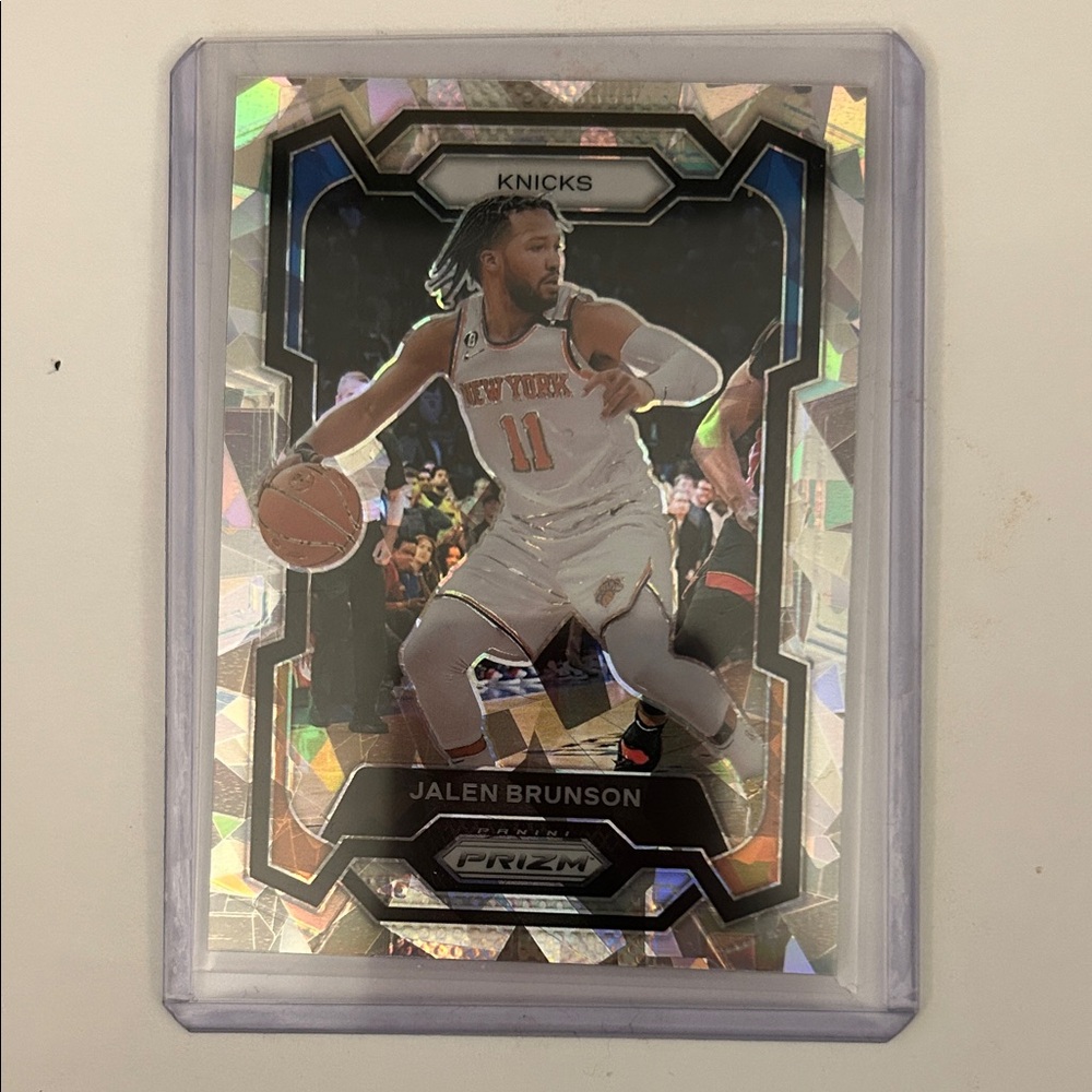 Jalen Brunson Knicks Prizm Basketball Card